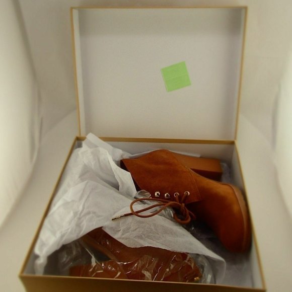 NIB MICHAEL Kors MK Suede Leather Bootie sz. 10 - Picture 7 of 8